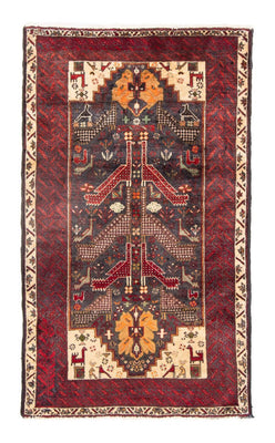 Runner Baluch-matta - 175 x 97 cm - röd
