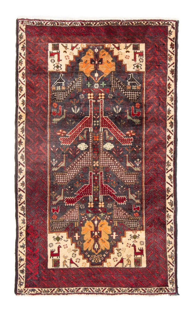 Runner Baluch-matta - 175 x 97 cm - röd