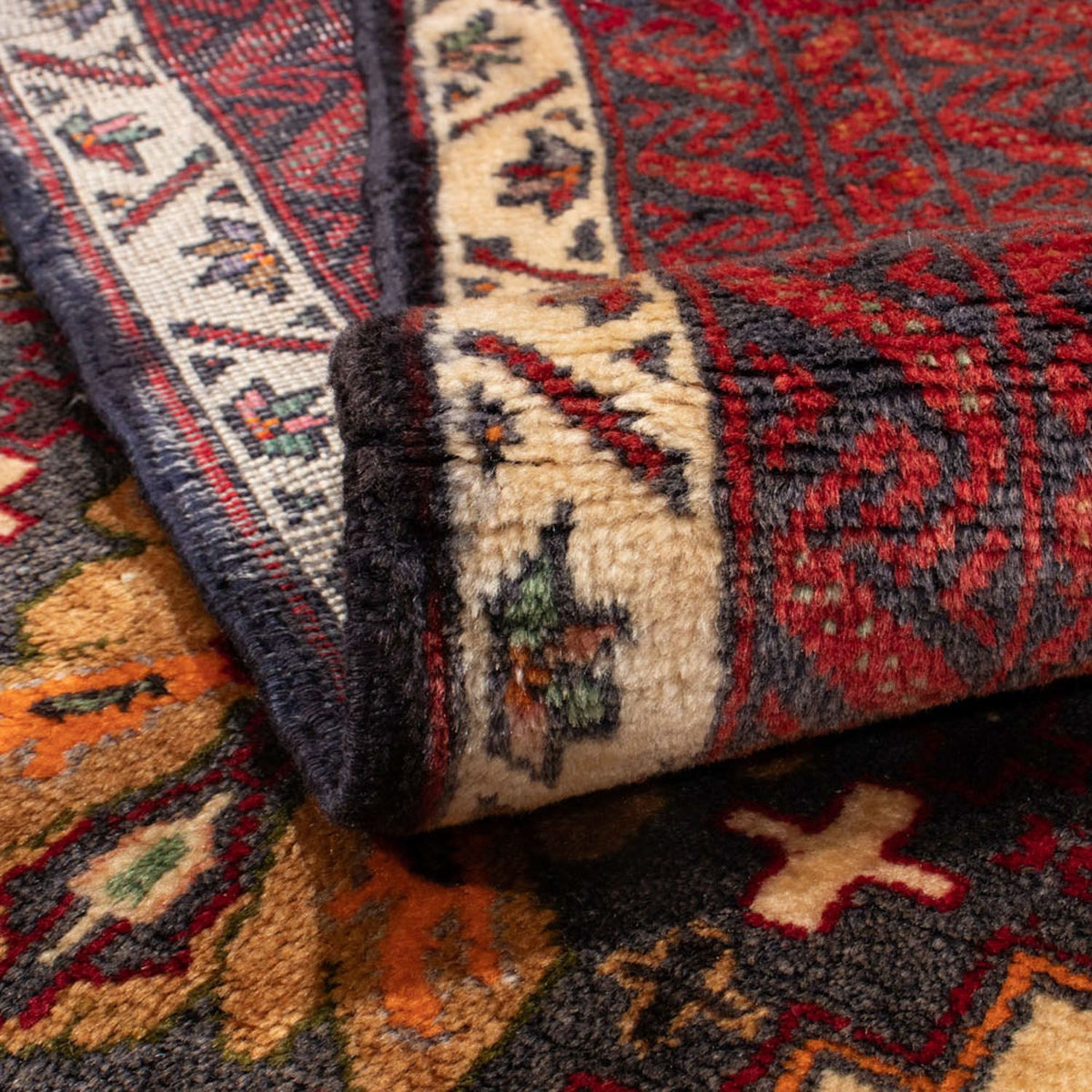 Runner Baluch-matta - 175 x 97 cm - röd