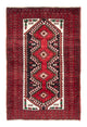 Baluch-matta - 189 x 123 cm - röd