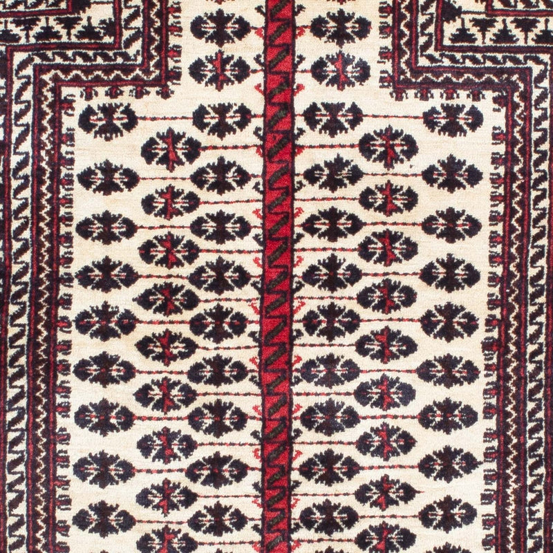 Baluch-matta - 121 x 99 cm - beige