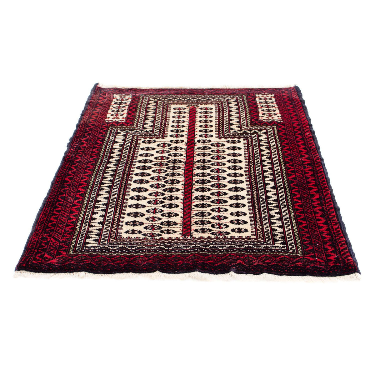 Baluch-matta - 121 x 99 cm - beige
