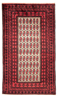 Baluch-matta - 207 x 116 cm - röd