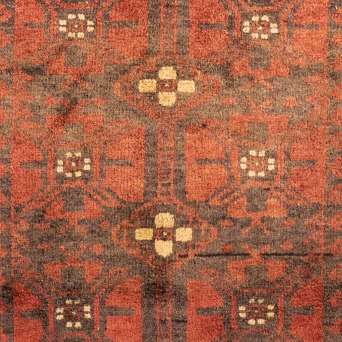 Runner Baluch-matta - 225 x 123 cm - ljusröd