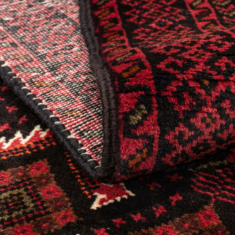 Runner Baluch-matta - 206 x 113 cm - mörkröd