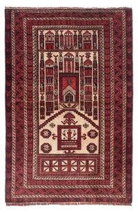 Baluch-matta 138x89cm - Oriental Carpet – product image