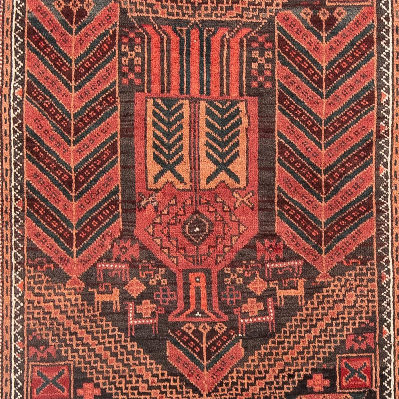 Runner Baluch-matta - 205 x 100 cm - ljusröd