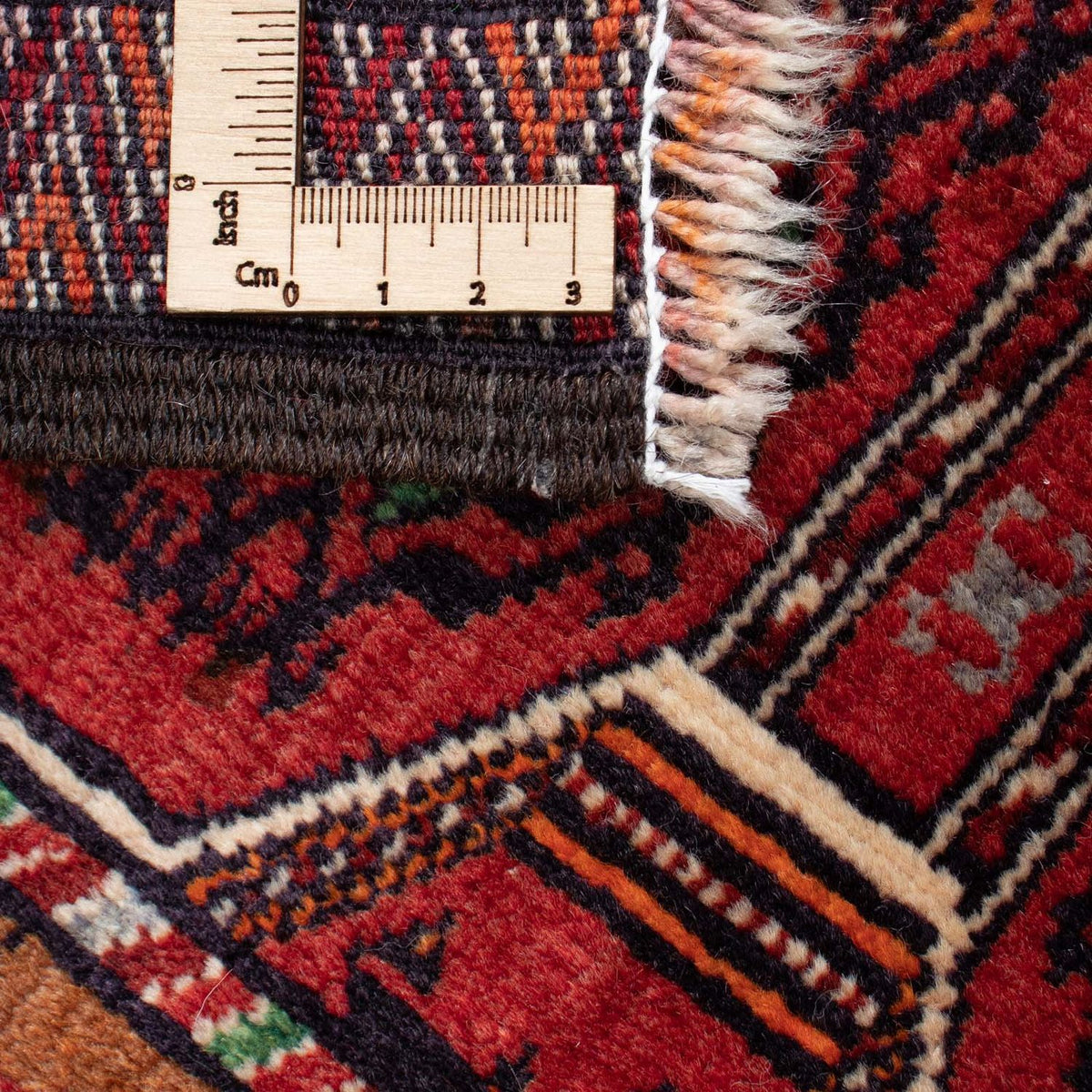 Baluch-matta - 134 x 94 cm - mörkröd