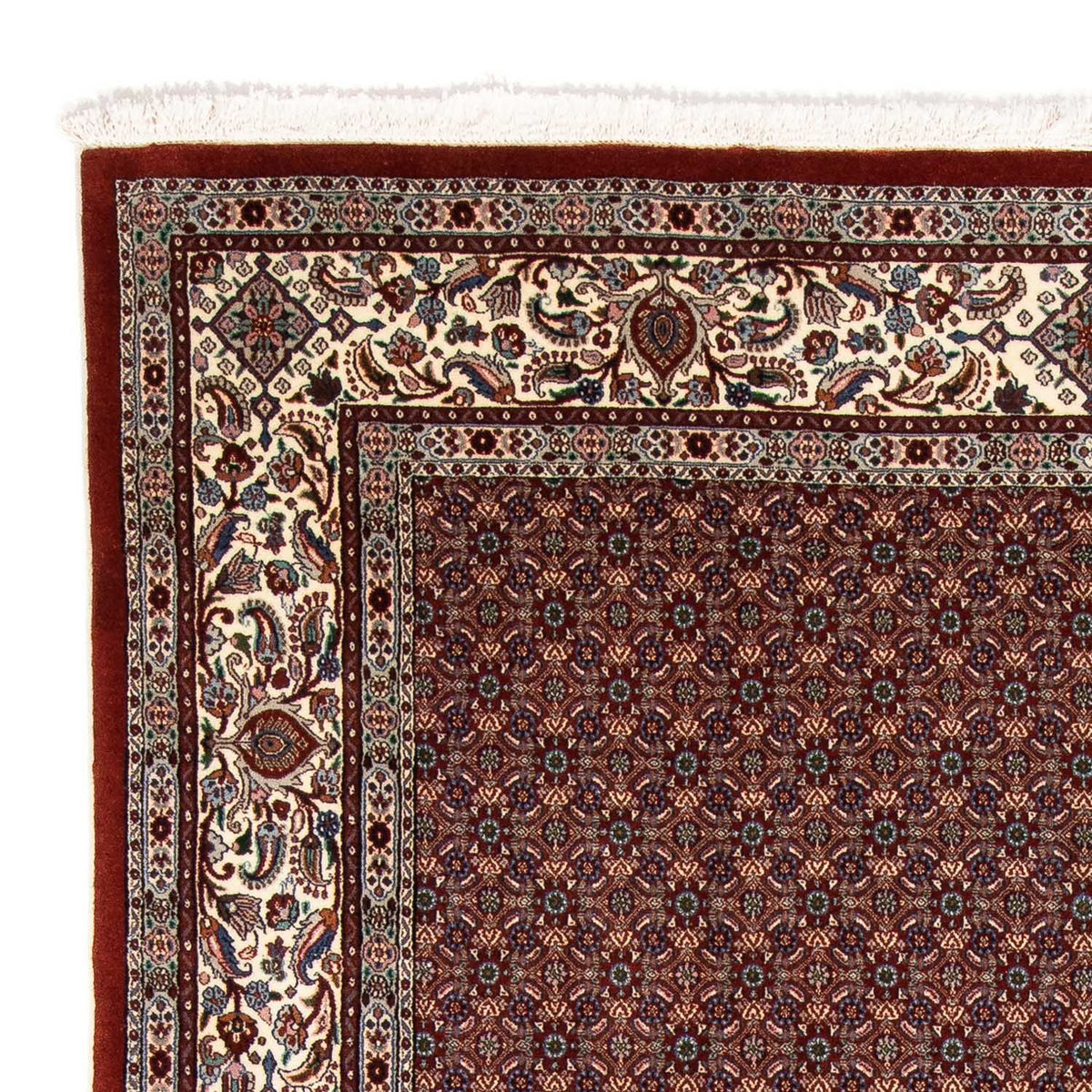 Persisk matta - Classic kvadrat  - 197 x 196 cm - mörkröd