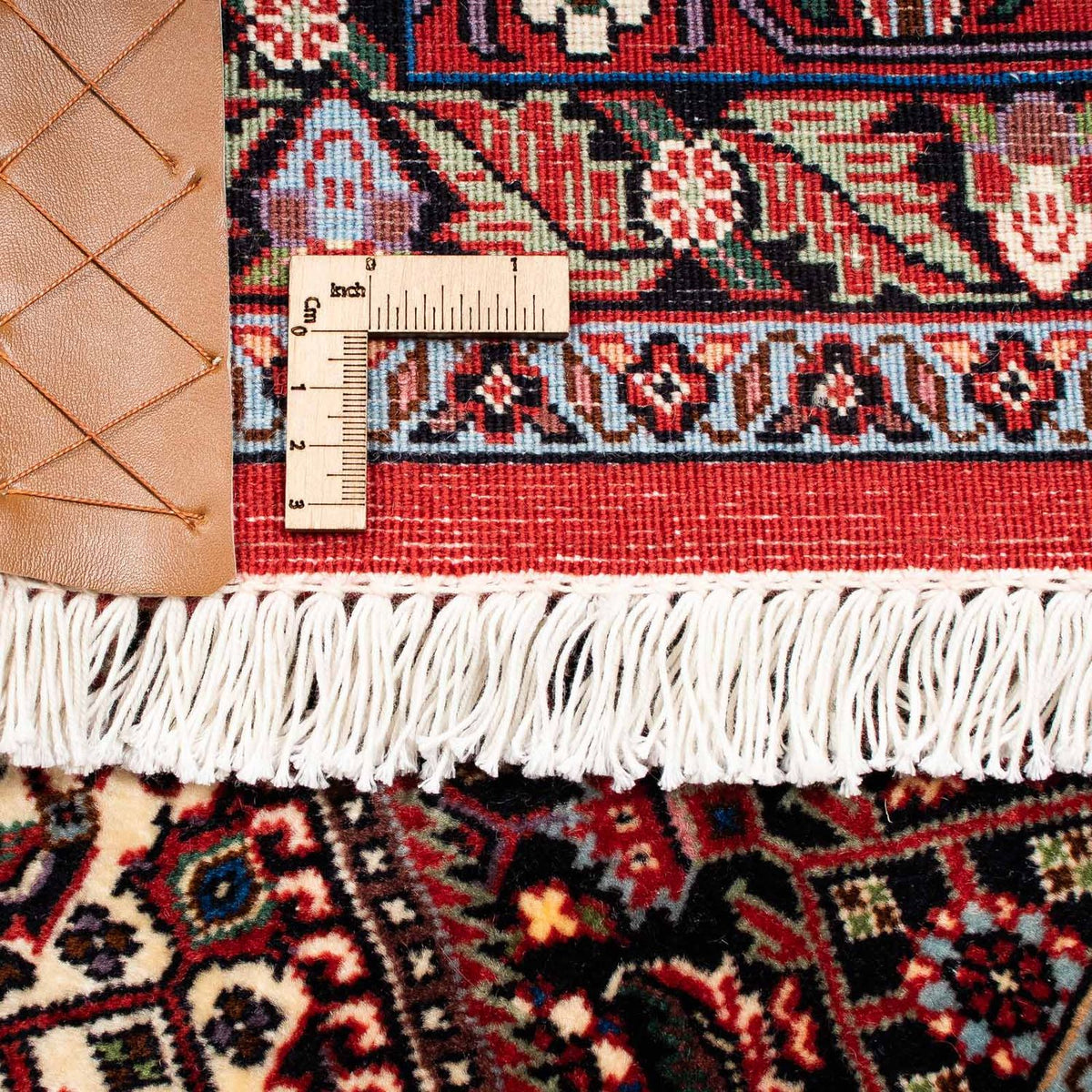 Persisk matta - Bijar - 248 x 202 cm - mörkröd