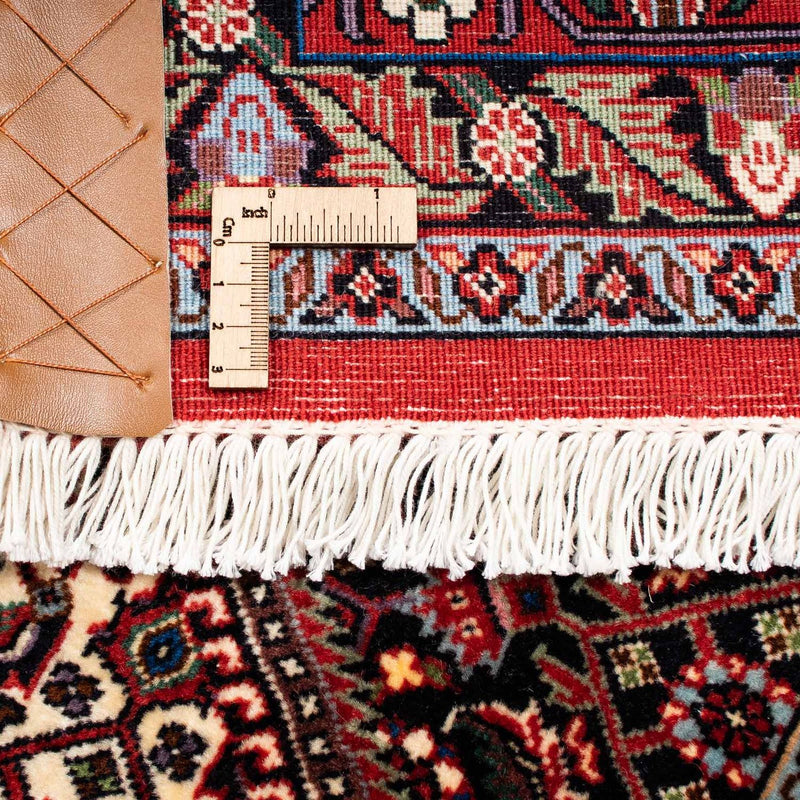 Persisk matta - Bijar - 248 x 202 cm - mörkröd