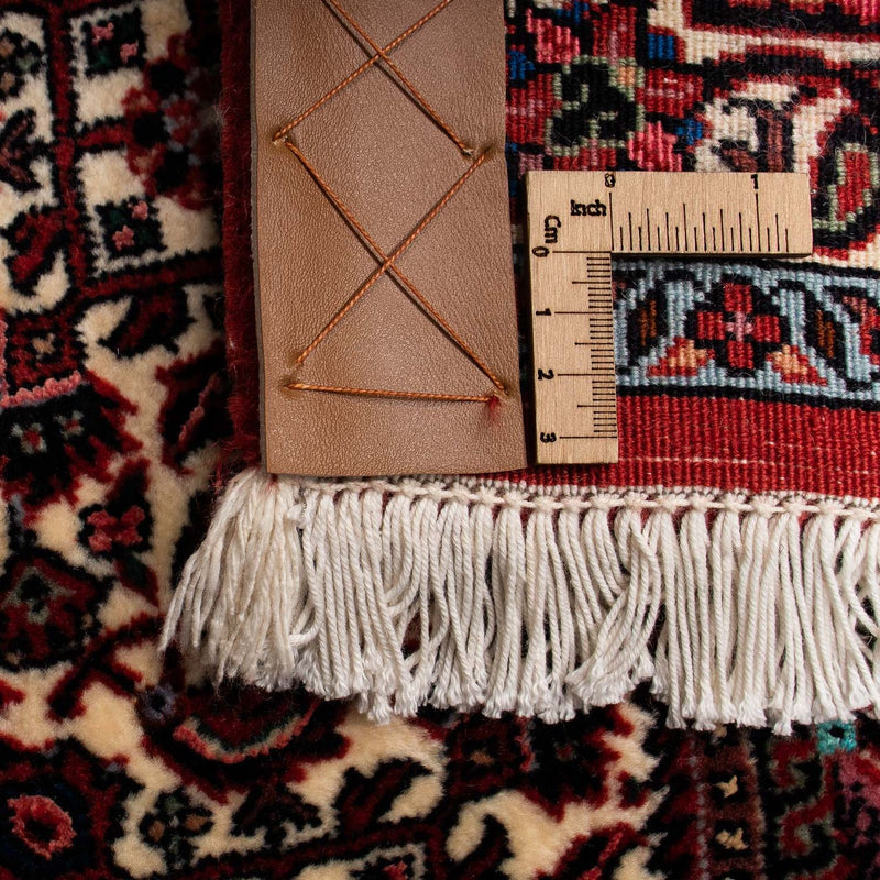 Persisk matta - Bijar - 258 x 202 cm - mörkröd