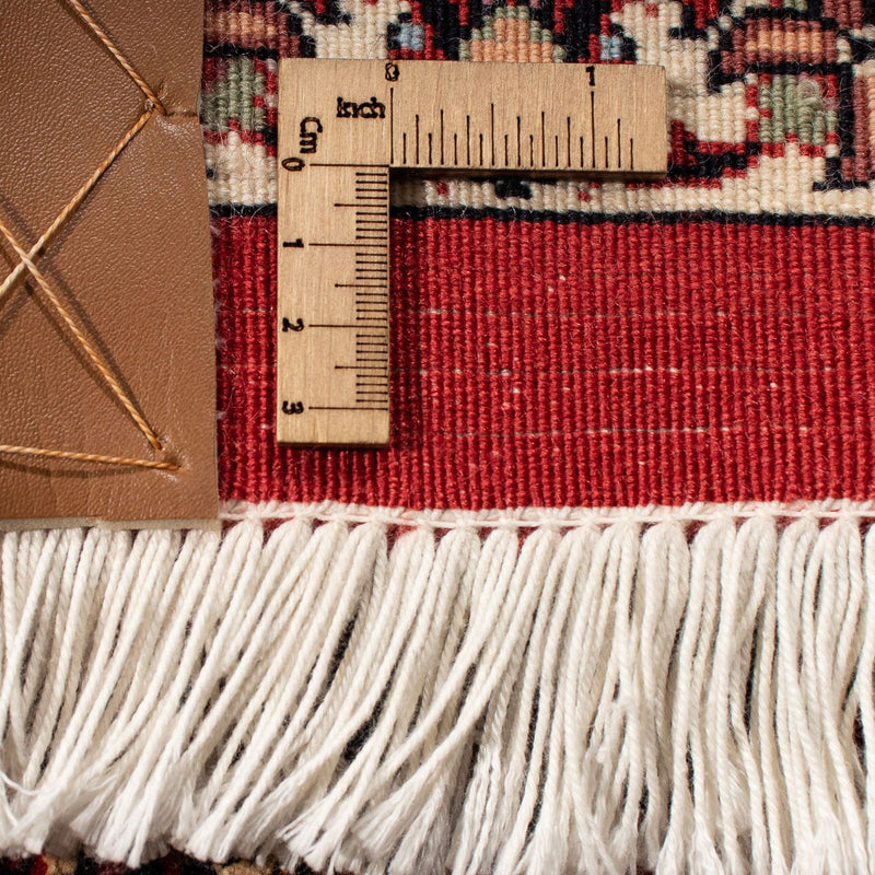 Persisk matta - Bijar - 295 x 203 cm - mörkröd