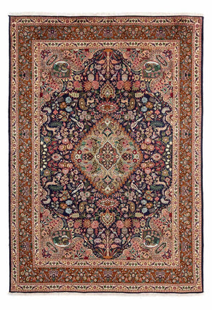 Persisk matta - Tabriz - Royal - 300 x 202 cm - mörkblå