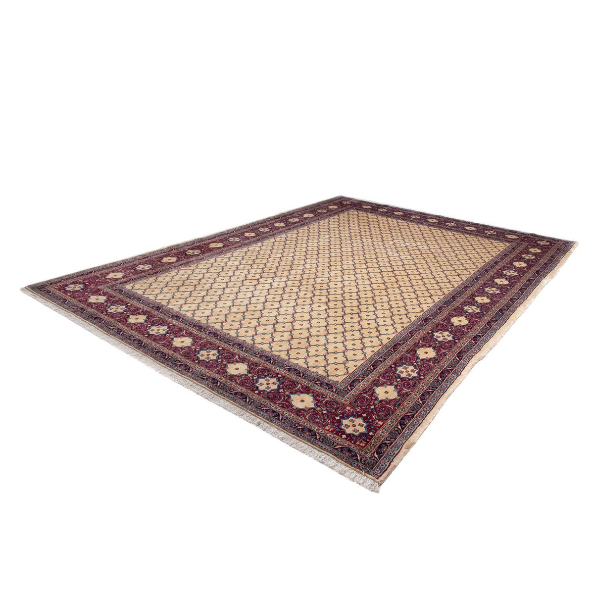 Persisk matta - Tabriz - 346 x 239 cm - beige