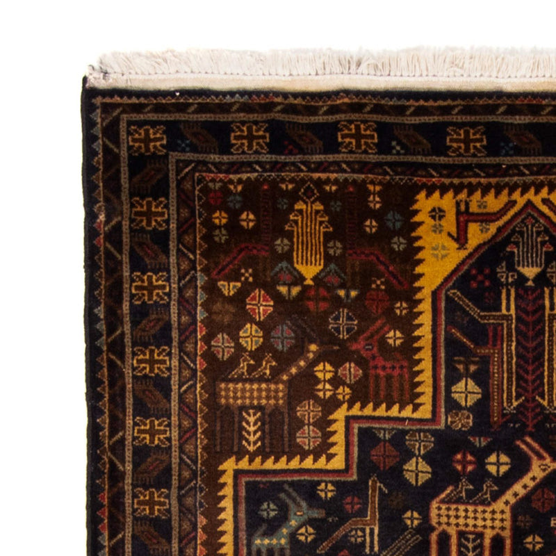 Runner Baluch-matta - 220 x 109 cm - mörkblå