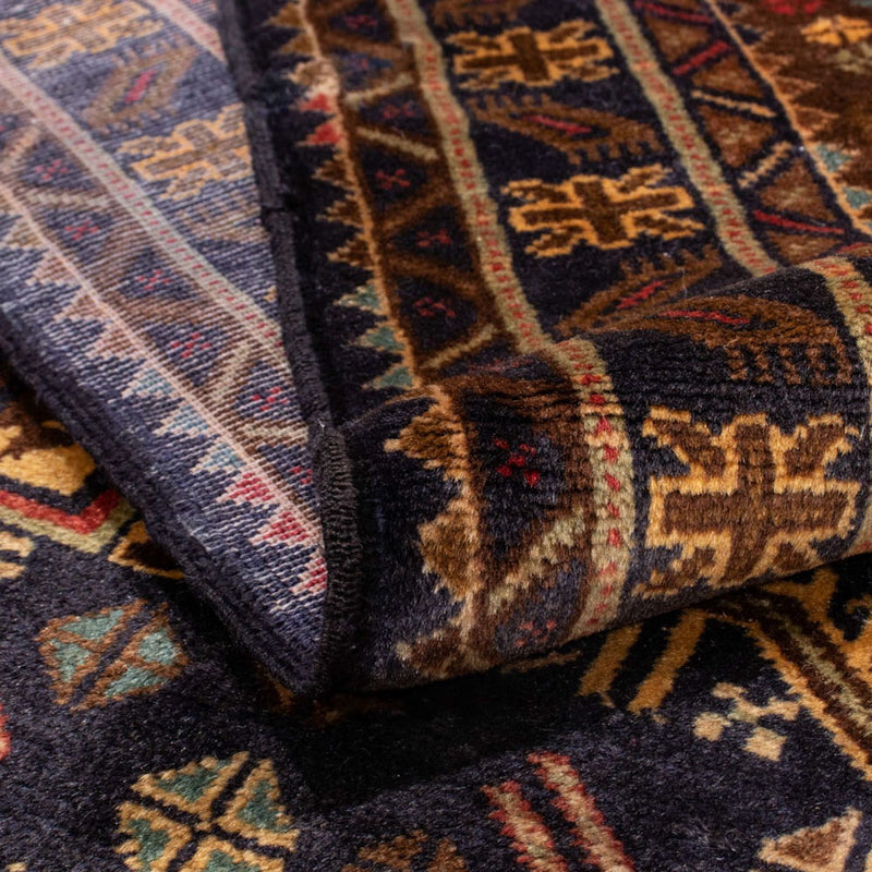 Runner Baluch-matta - 220 x 109 cm - mörkblå