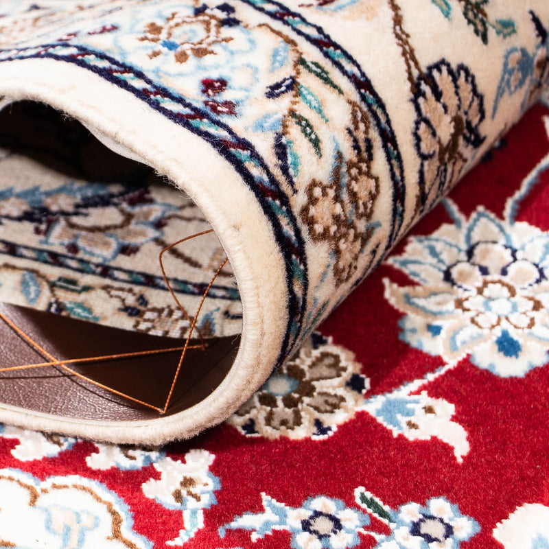 Persisk matta - Nain - Premium - 199 x 157 cm - mörkröd