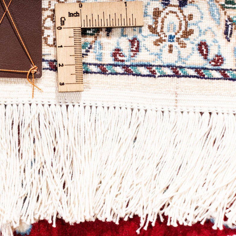 Persisk matta - Nain - Premium - 199 x 157 cm - mörkröd