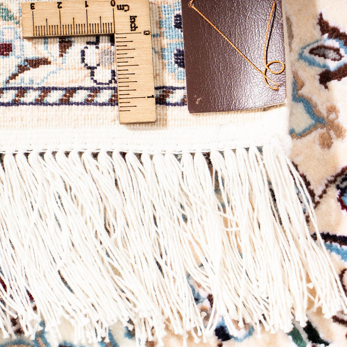 Persisk matta - Nain - Premium - 196 x 158 cm - mörkröd