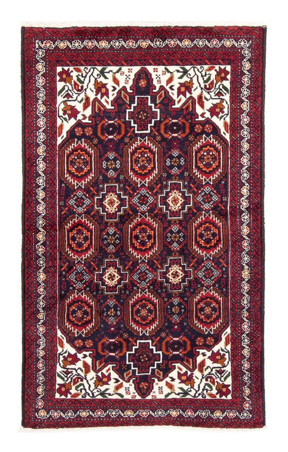 Runner Baluch-matta - 178 x 102 cm - röd