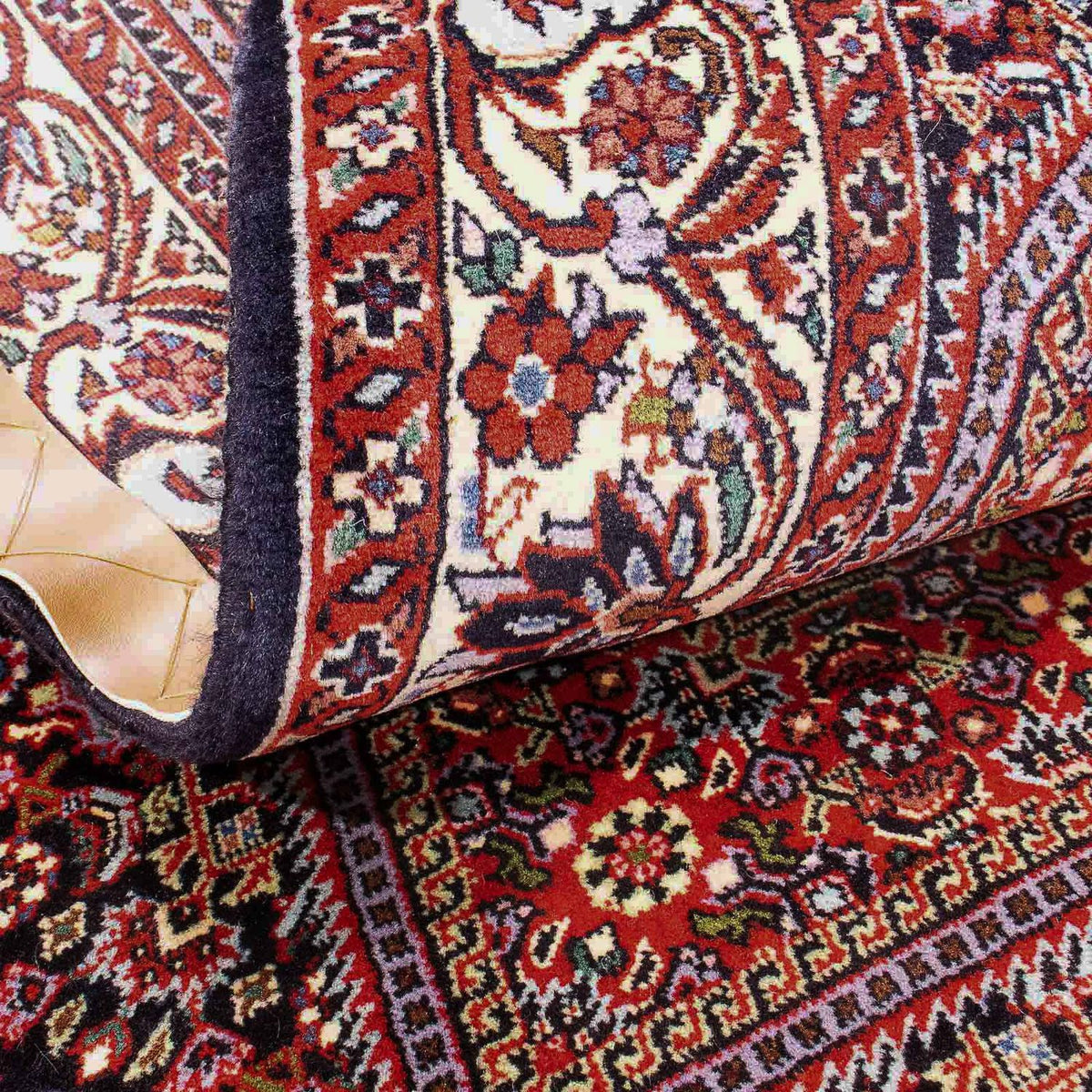 Persisk matta - Bijar - 182 x 112 cm - ljusröd