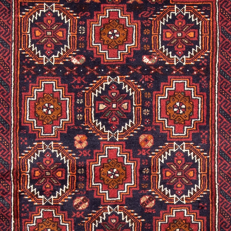 Runner Baluch-matta - 193 x 101 cm - röd