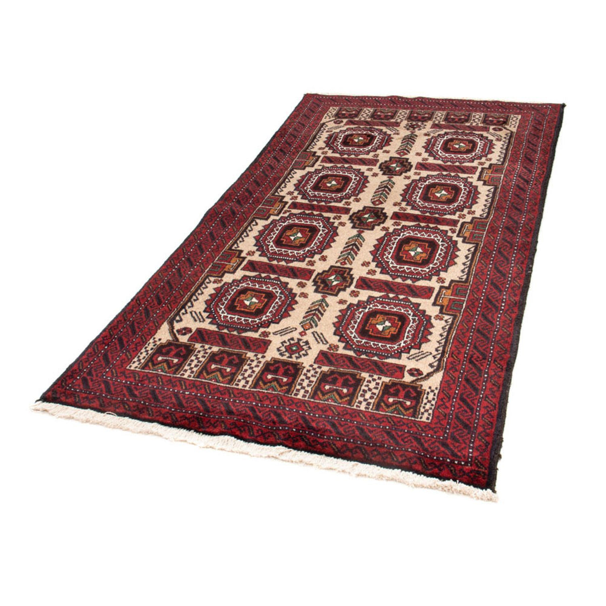 Runner Baluch-matta - 190 x 104 cm - beige