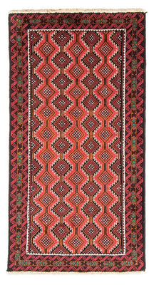 Runner Baluch-matta - 188 x 98 cm - röd