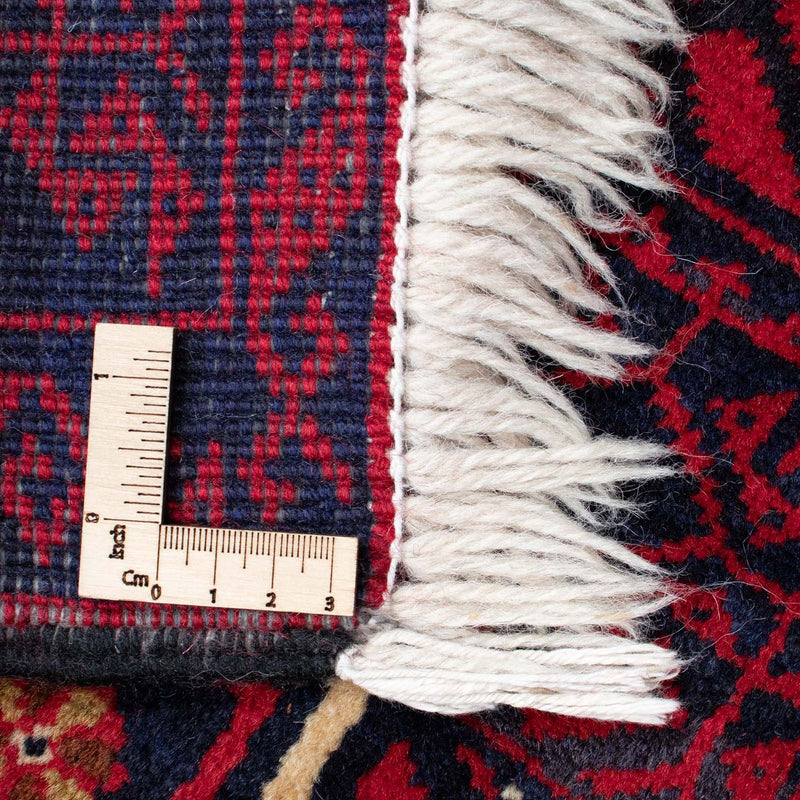 Baluch-matta - 146 x 84 cm - mörkröd