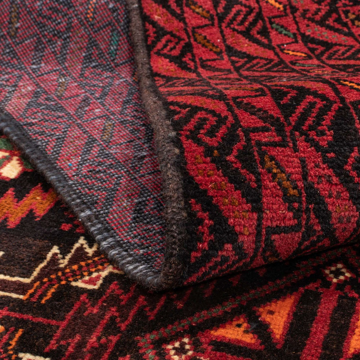 Runner Baluch-matta - 196 x 106 cm - röd