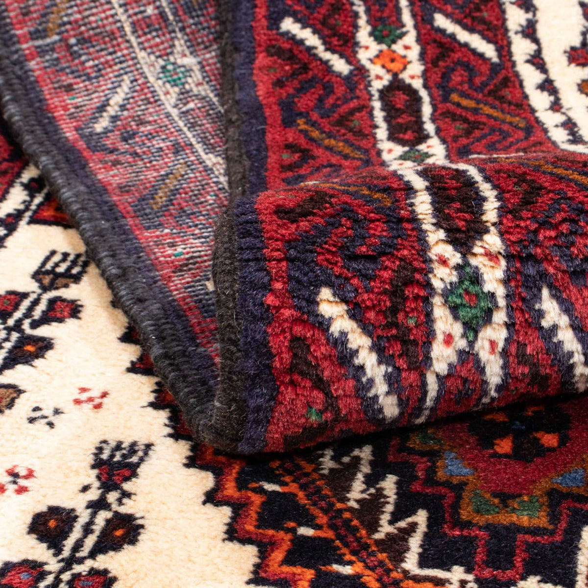 Runner Baluch-matta - 185 x 103 cm - mörkblå