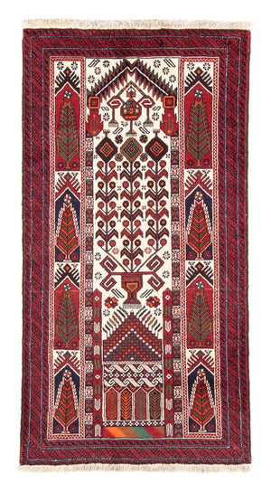 Runner Baluch-matta - 187 x 100 cm - beige
