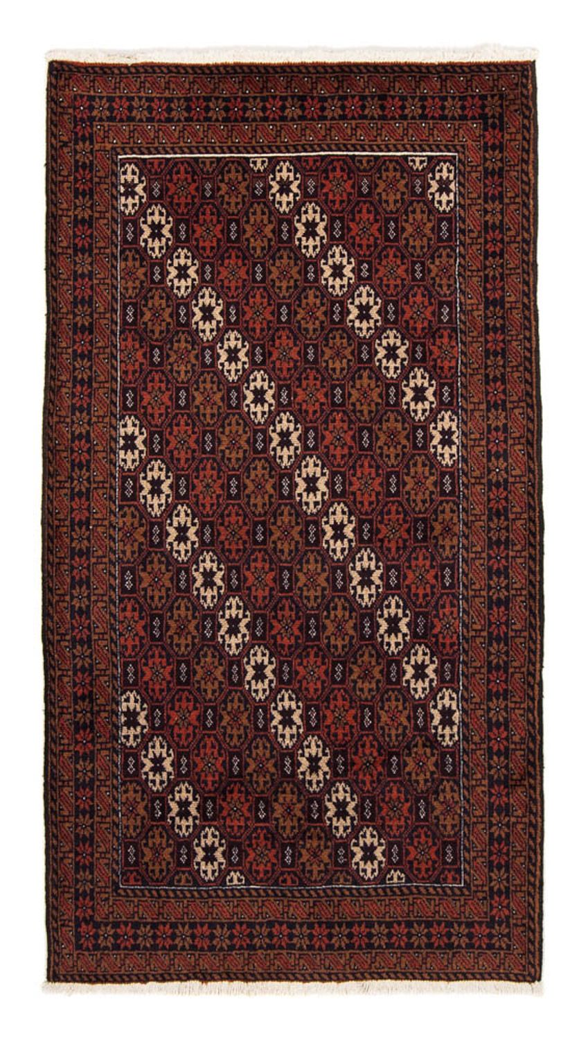 Runner Baluch-matta - 186 x 102 cm - mörkröd