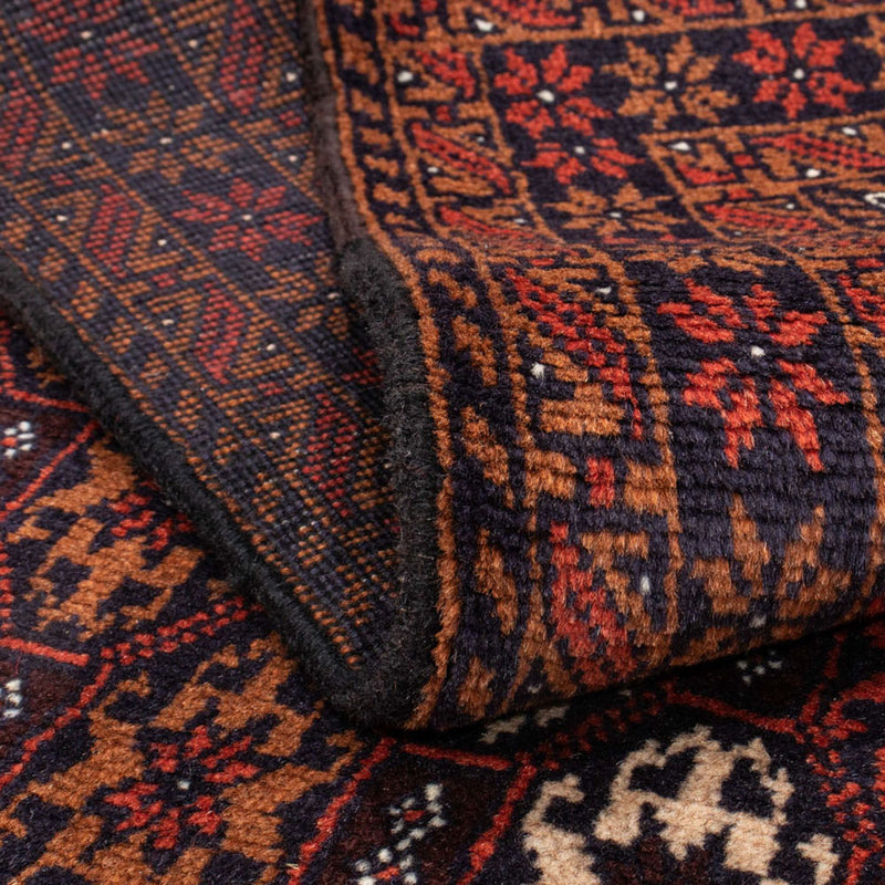 Runner Baluch-matta - 186 x 102 cm - mörkröd