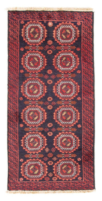 Runner Baluch-matta - 186 x 95 cm - mörkblå