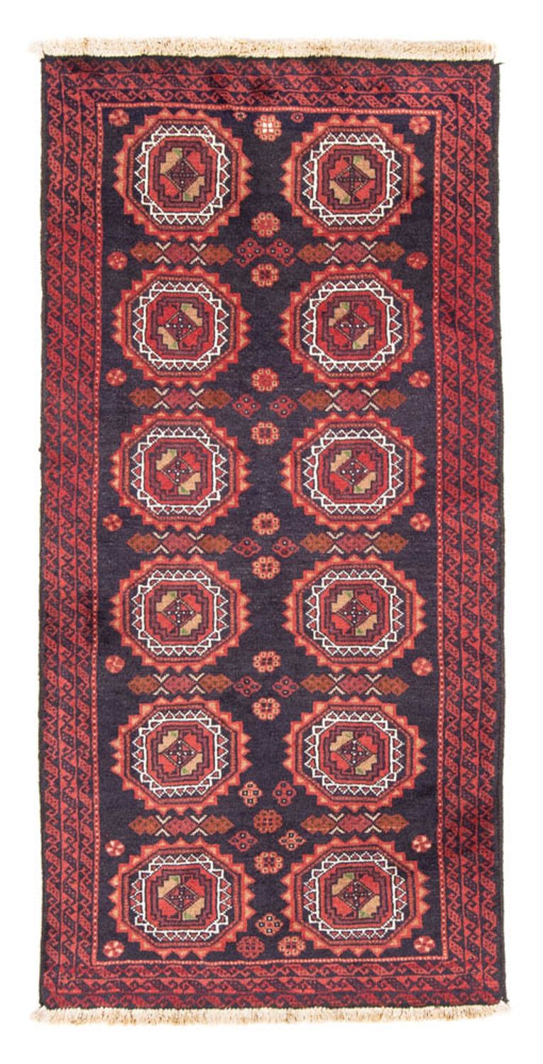 Runner Baluch-matta - 186 x 95 cm - mörkblå