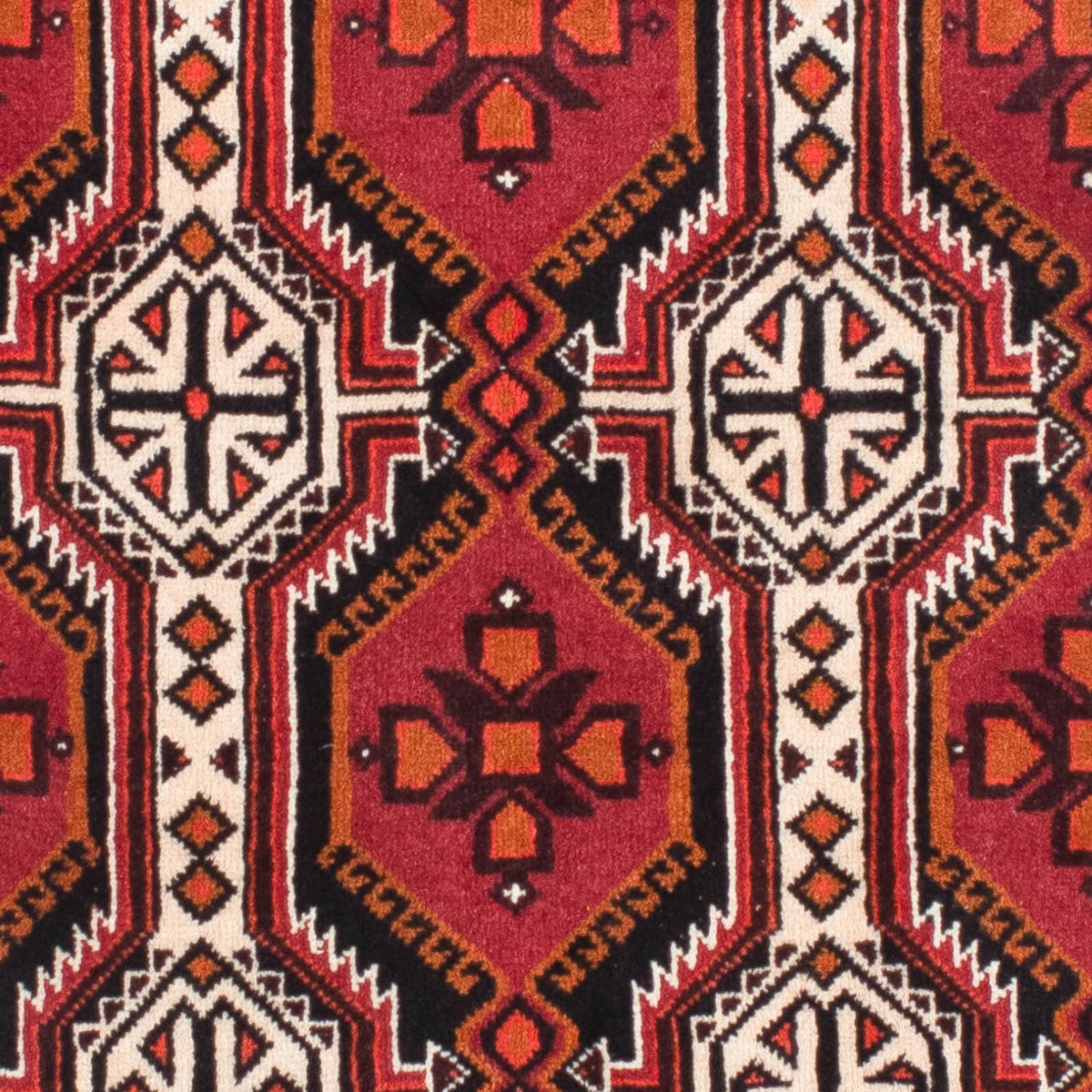 Runner Baluch-matta - 164 x 76 cm - mörkröd