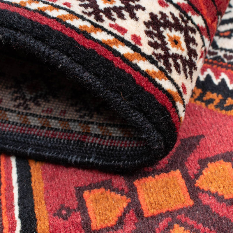 Runner Baluch-matta - 164 x 76 cm - mörkröd