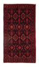 Runner Baluch-matta - 182 x 102 cm - mörkröd