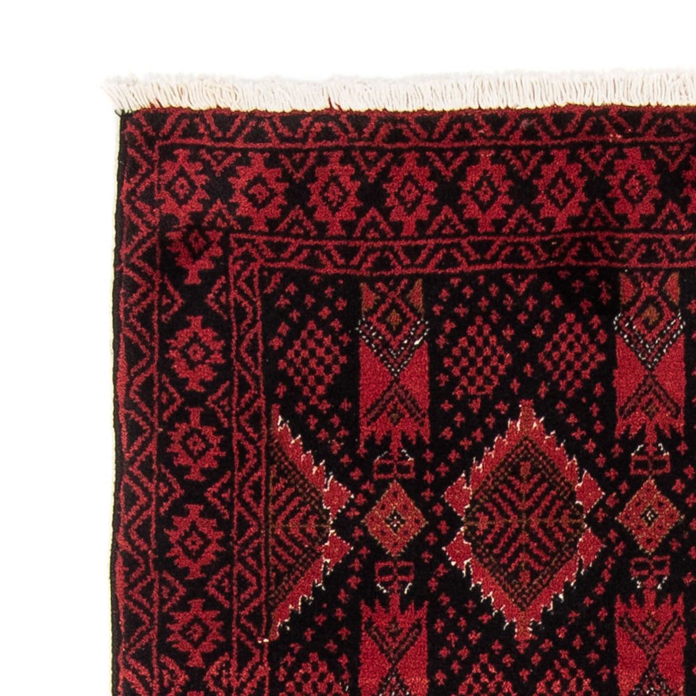 Runner Baluch-matta - 182 x 102 cm - mörkröd