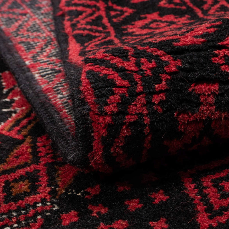 Runner Baluch-matta - 182 x 102 cm - mörkröd