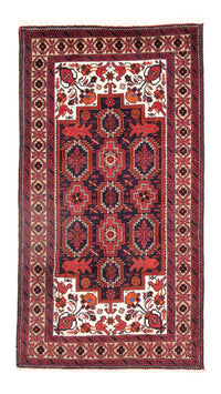 Runner Baluch-matta - 195 x 106 cm - röd