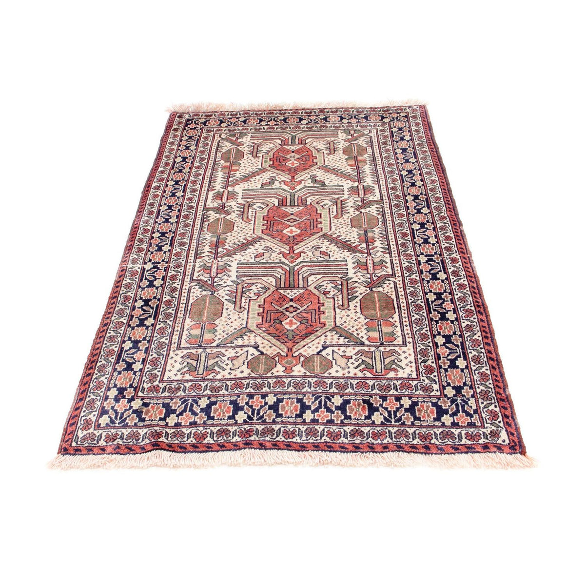 Baluch-matta - 159 x 92 cm - beige