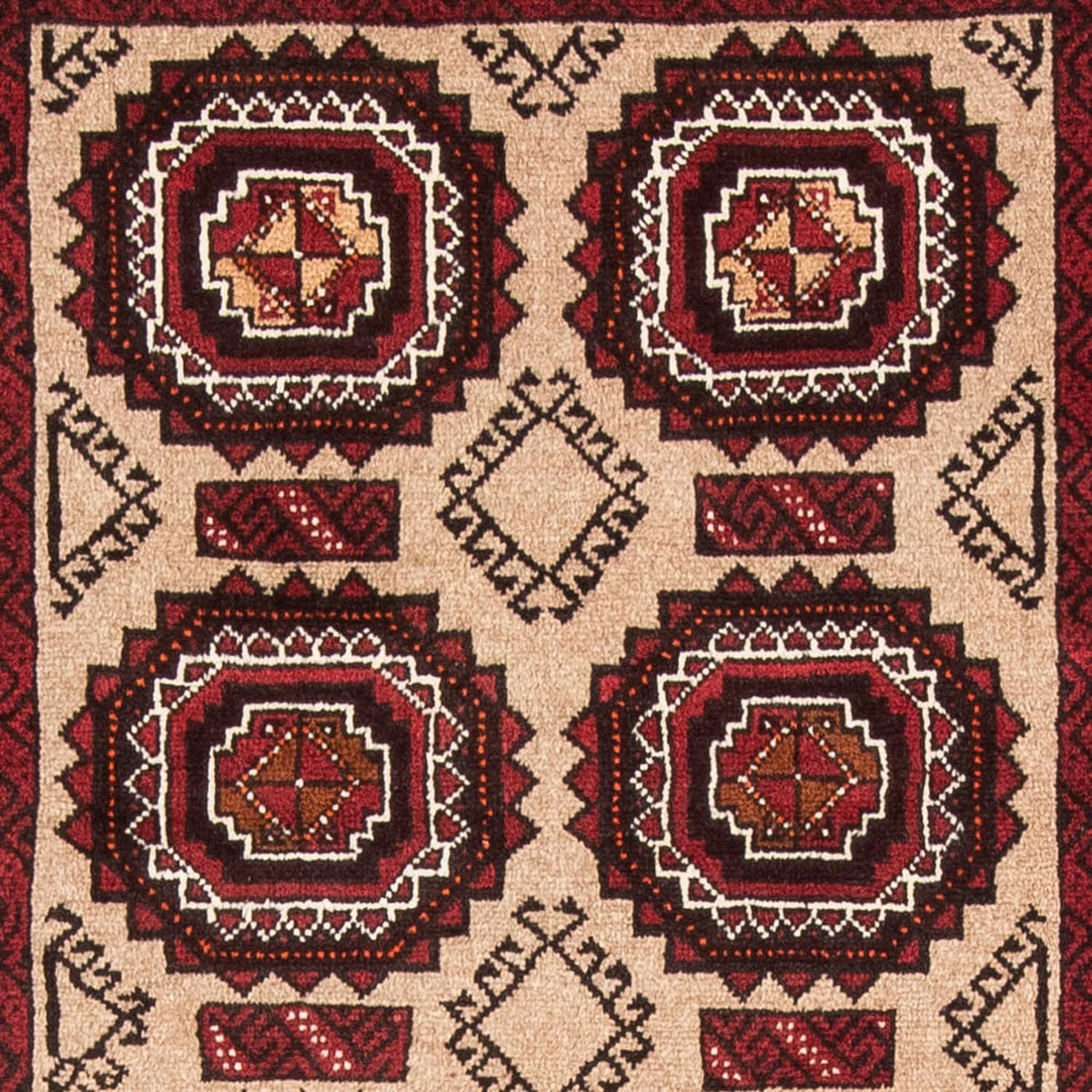 Runner Baluch-matta - 195 x 104 cm - beige