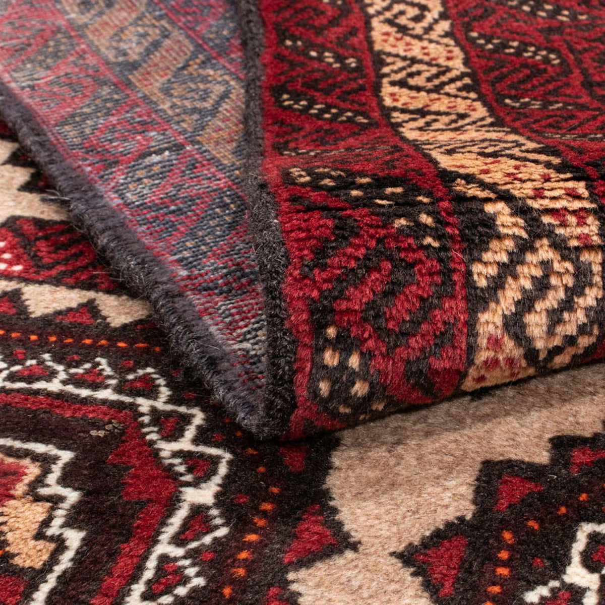 Runner Baluch-matta - 195 x 104 cm - beige