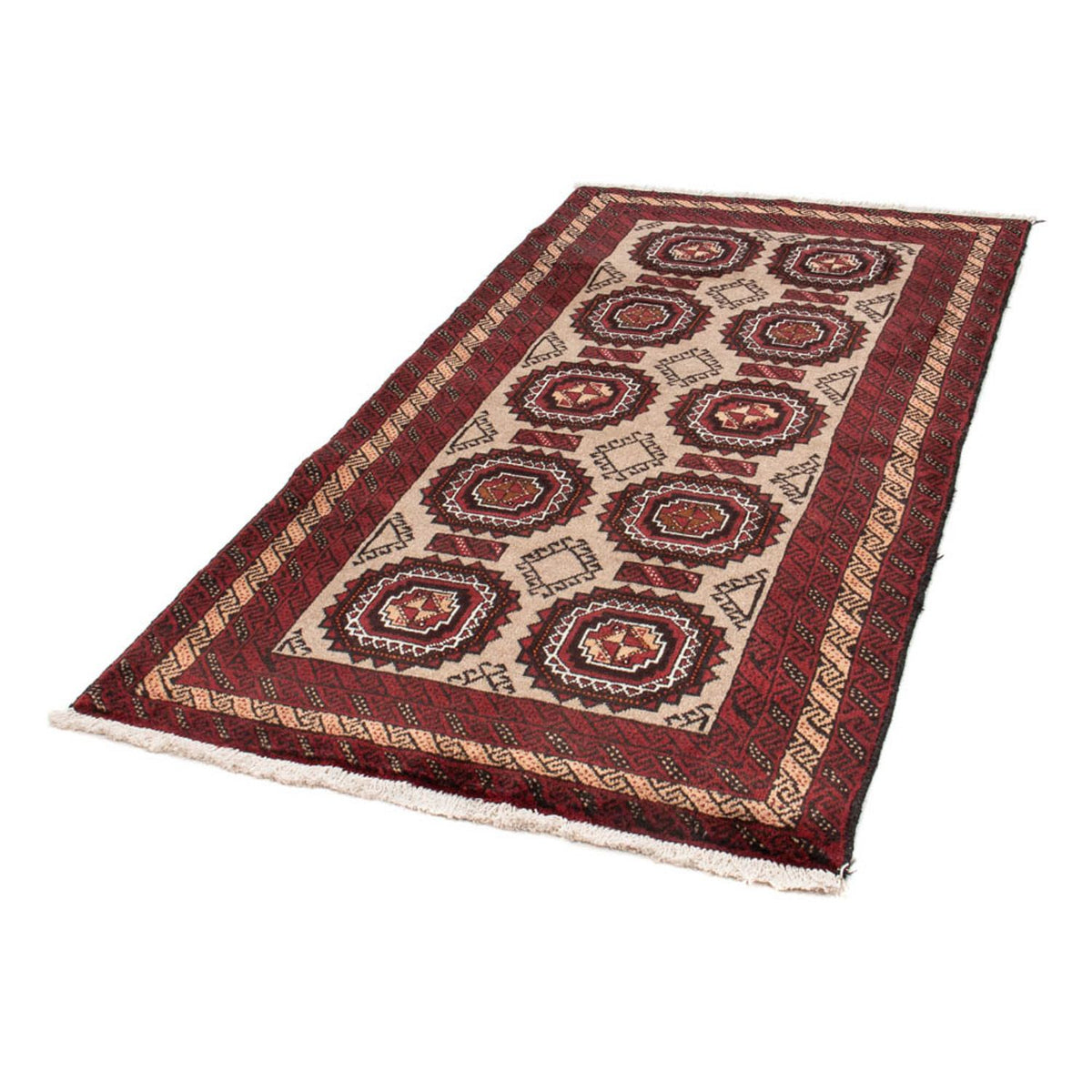 Runner Baluch-matta - 195 x 104 cm - beige