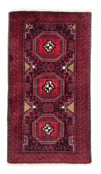 Runner Baluch-matta - 175 x 95 cm - mörkröd