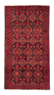 Runner Baluch-matta - 194 x 105 cm - röd