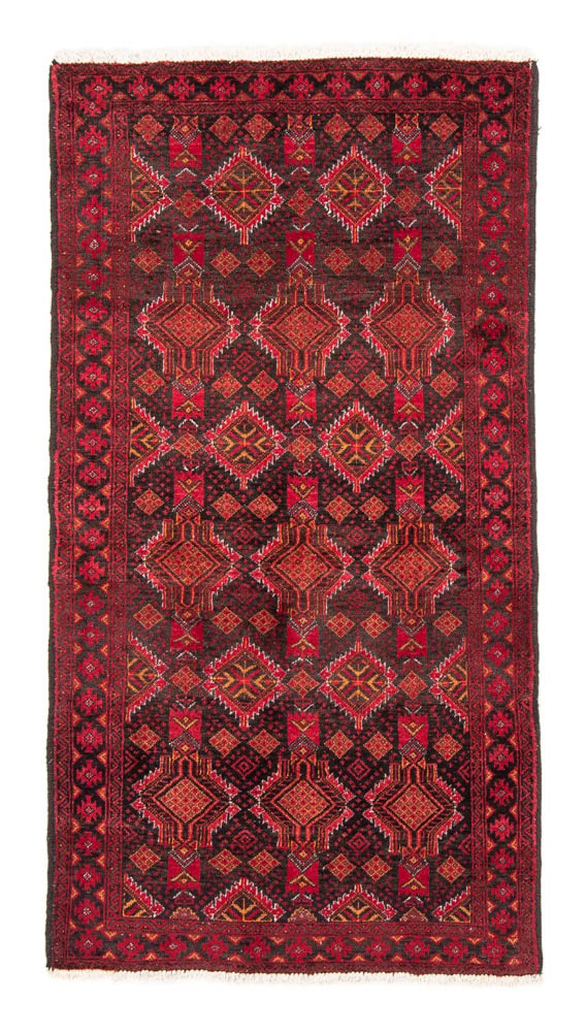 Runner Baluch-matta - 194 x 105 cm - röd